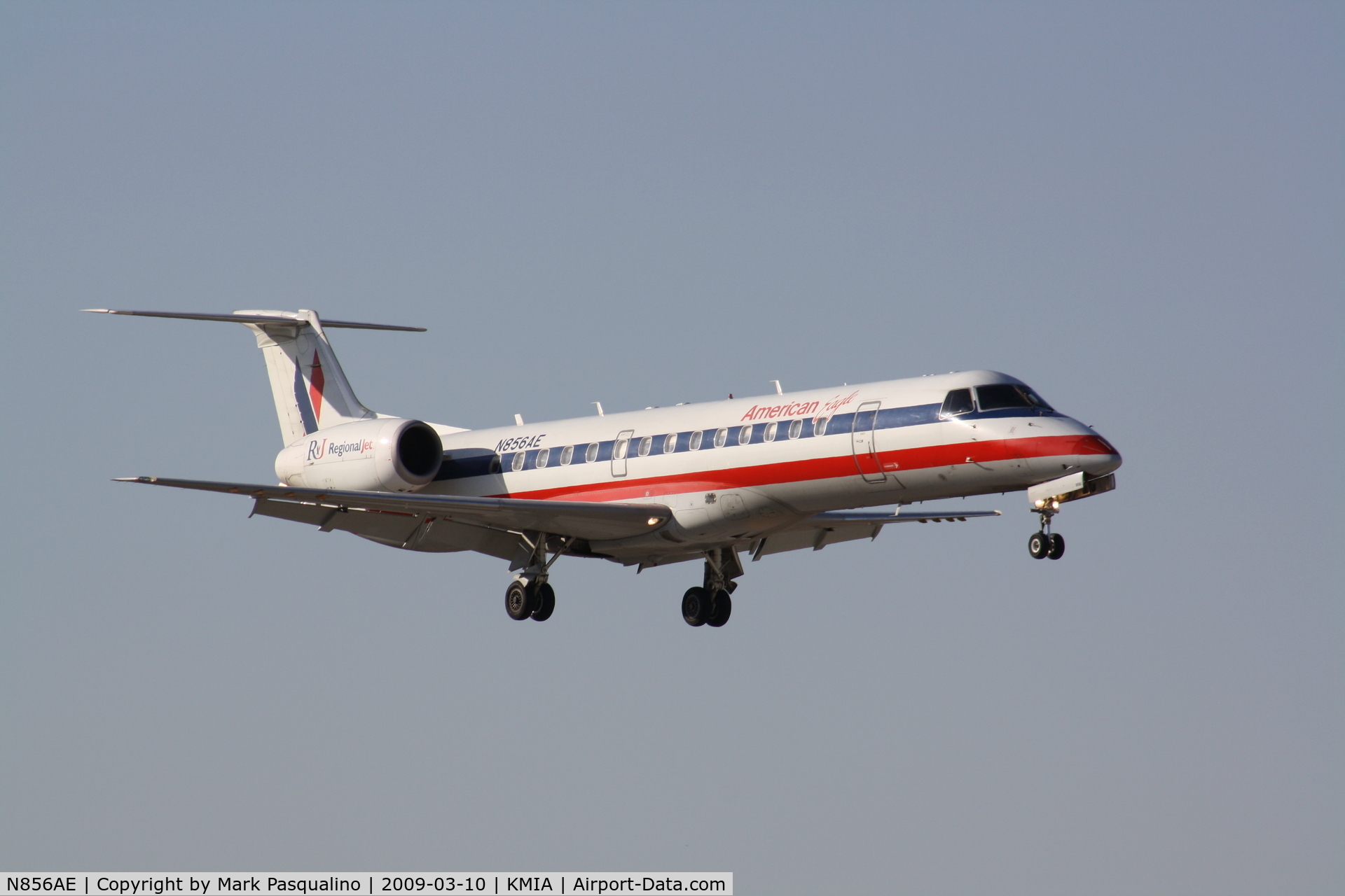 N856AE, 2003 Embraer ERJ-140LR (EMB-135KL) C/N 145748, EMB-135KL
