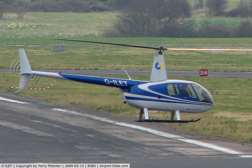 G-ILET, 2005 Robinson R44 II C/N 10789, Robinson R44 II at Staverton