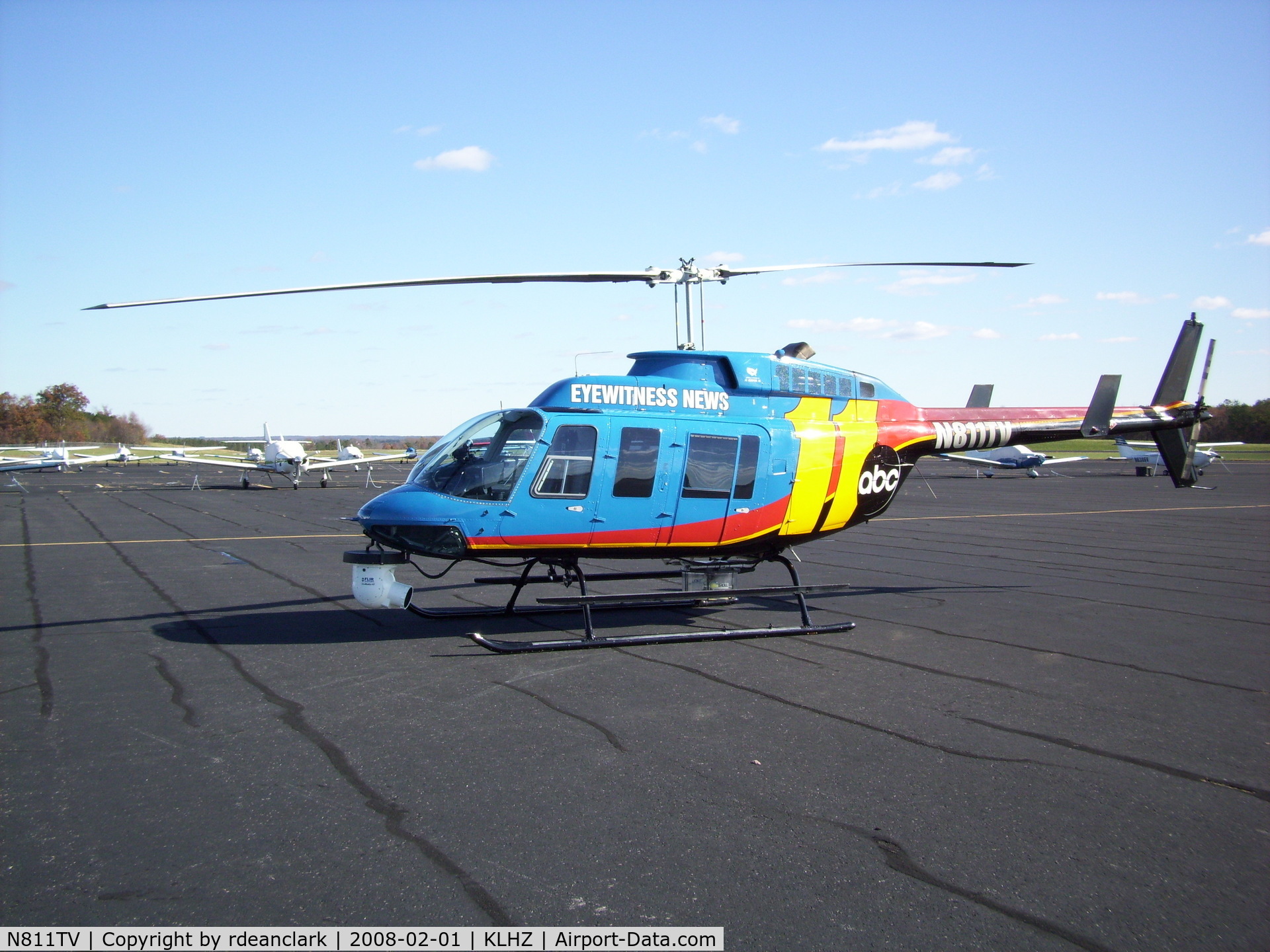 N811TV, Bell 206L-1 LongRanger II C/N 45290, ABC 11 News Chopper 11
