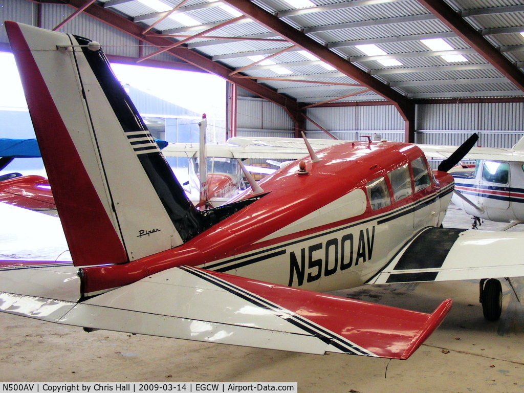 N500AV, 1969 Piper PA-24-260 Comanche C/N 24-4805, buried at the back of the main hangar