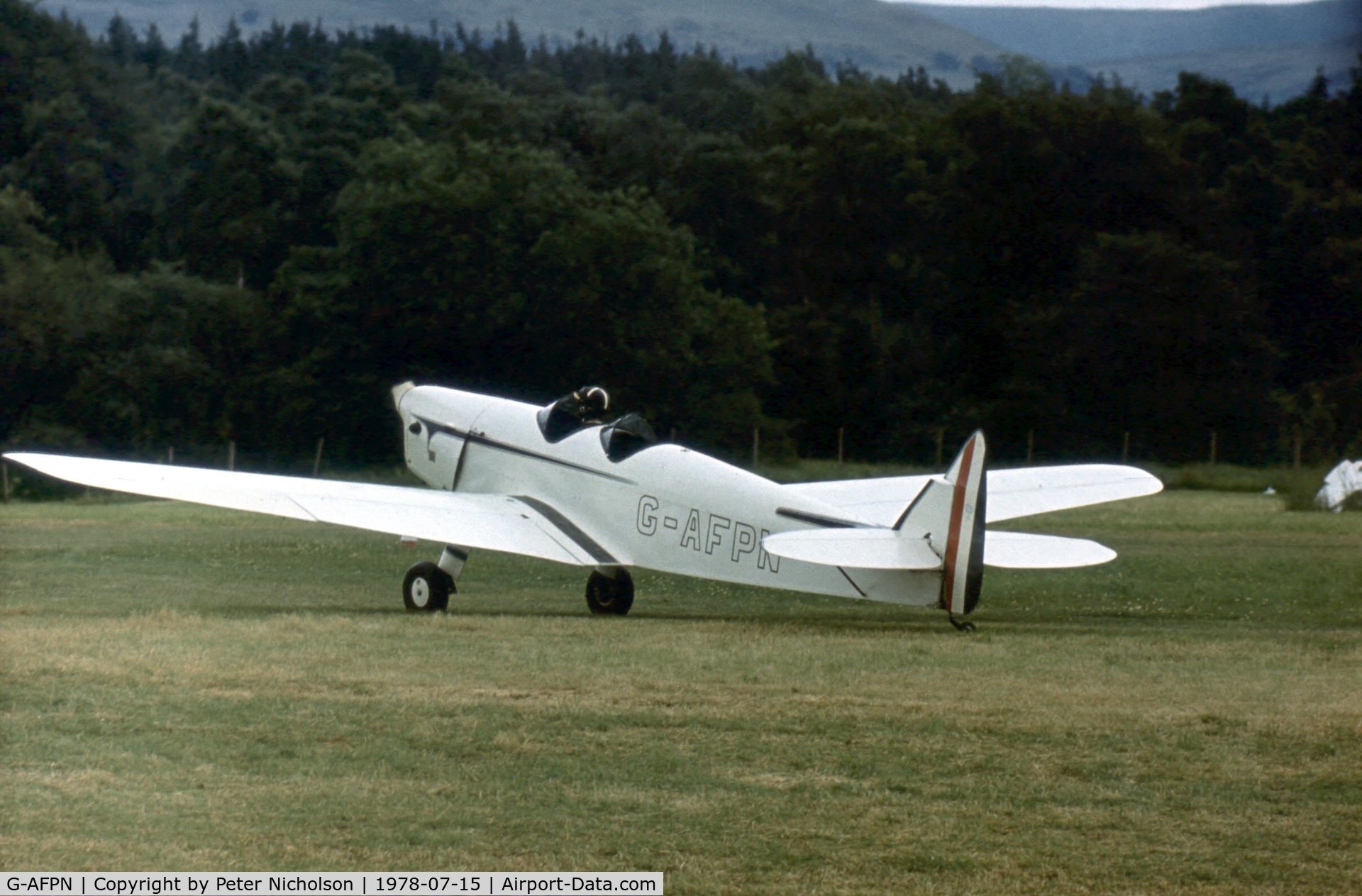 G-AFPN, 1939 De Havilland DH-94 Moth C/N 94016, Seen at the 1978 Strathallan Open Day.