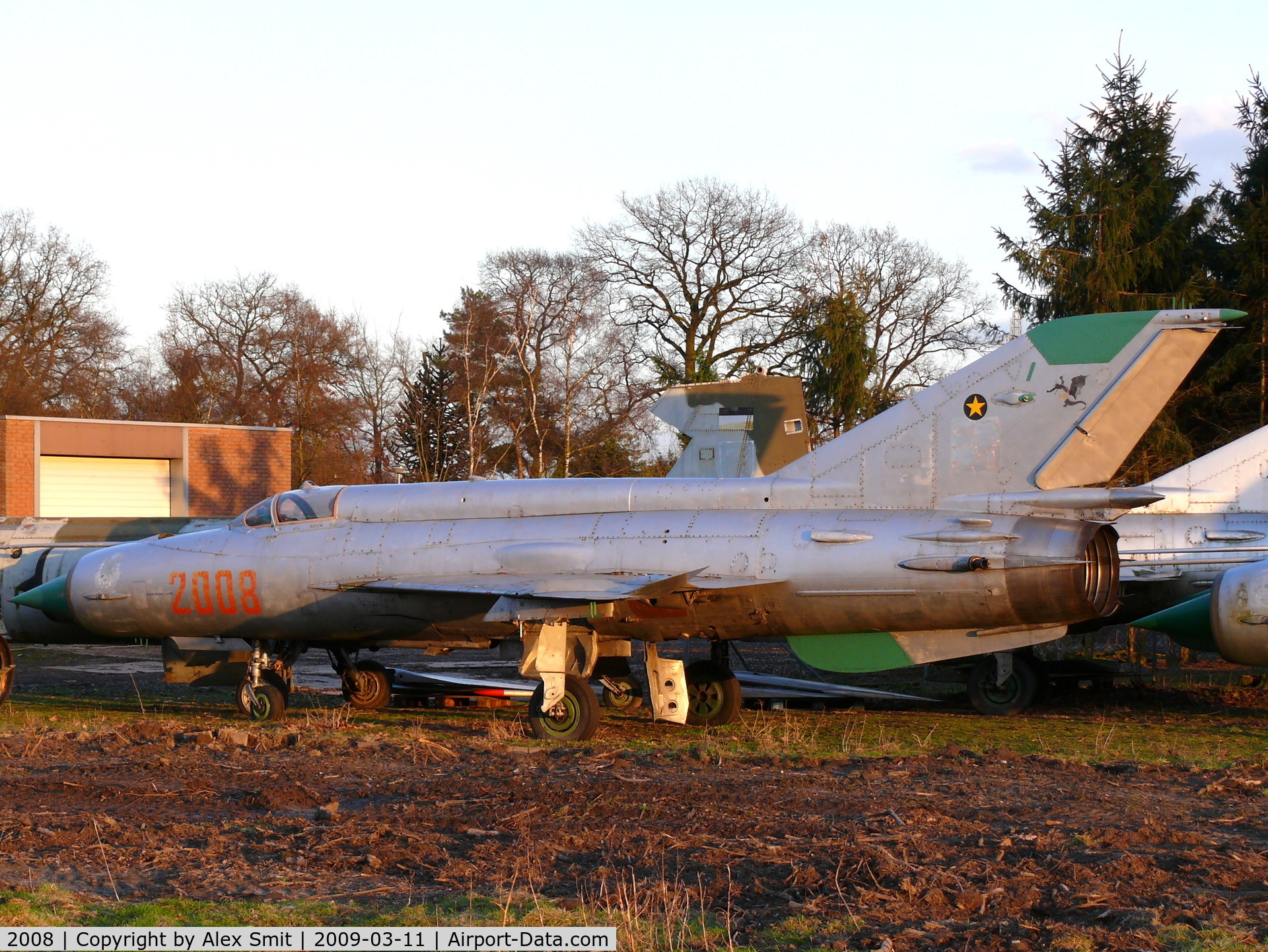 2008, 1976 Mikoyan-Gurevich MiG-21M C/N 962008, Mikoyan Mig21M Fishbed 2008 Polish Air Force part of the collection of Mr Piet Smets from Baarlo (PH) and stored in a small compound in Kessel (PH)