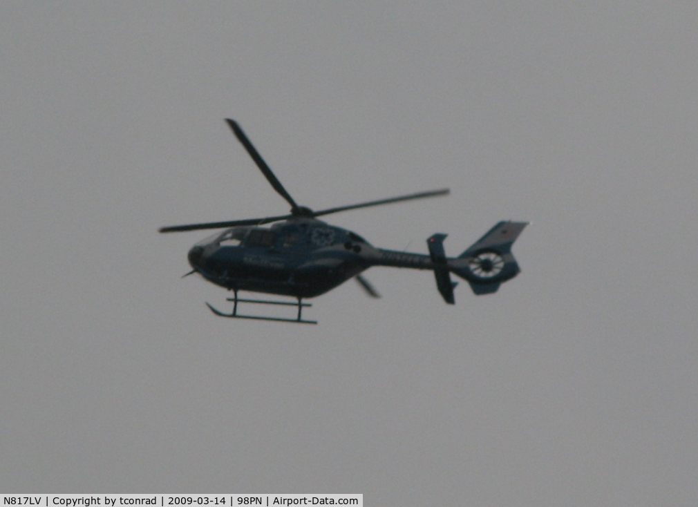N817LV, 2008 Eurocopter EC-135P-2+ C/N 0651, going to Lehigh Valley Hospital, Cedar Crest, Allentown