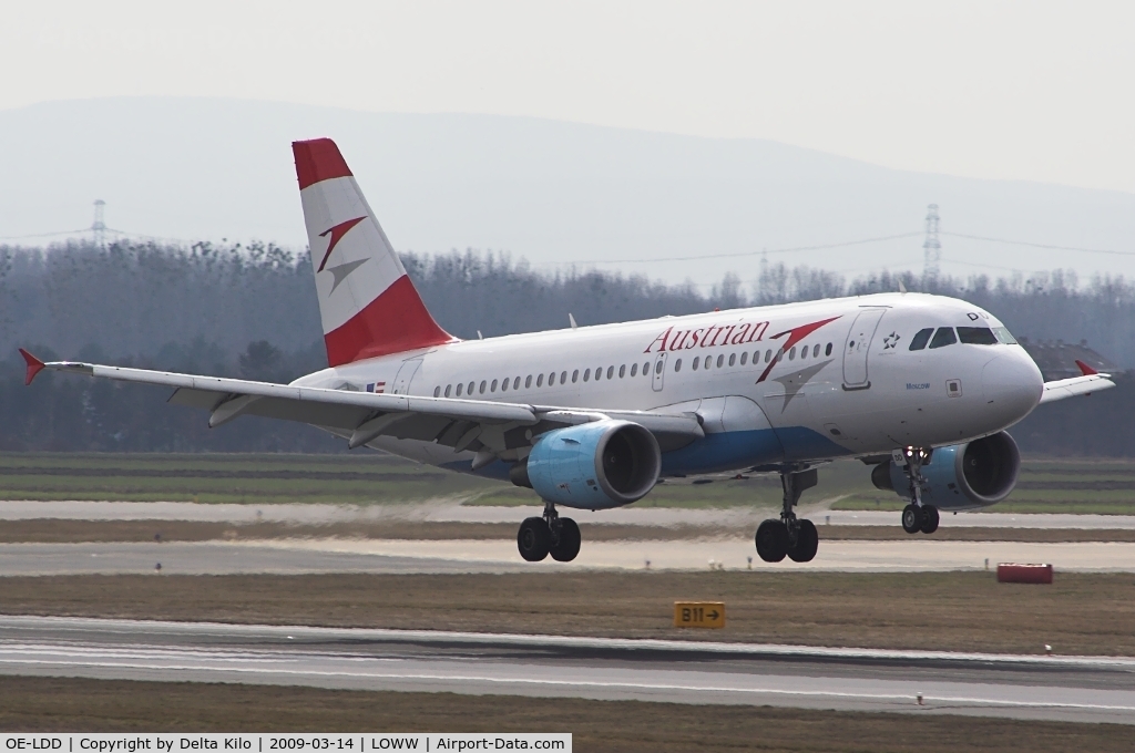 OE-LDD, 2005 Airbus A319-112 C/N 2416, AUSTRIAN AIRLINES