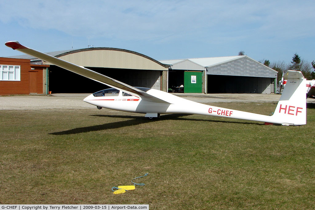 G-CHEF, Elan DG-500 Trainer C/N 5E53T20, Glider at Sutton Bank