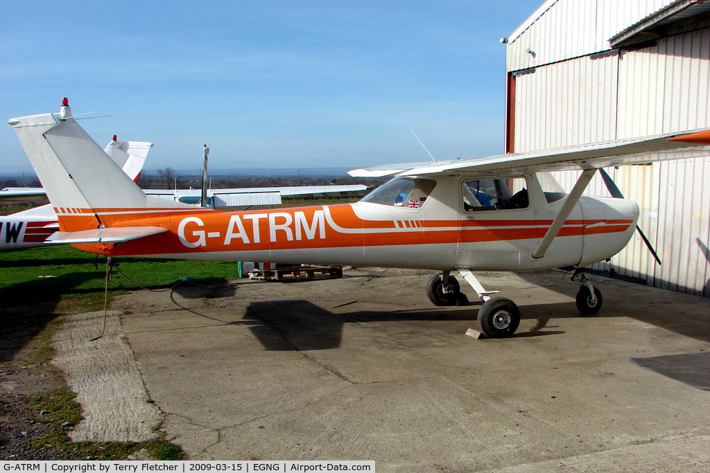 G-ATRM, 1966 Reims F150F C/N 0053, Cessna F150F at Bagby