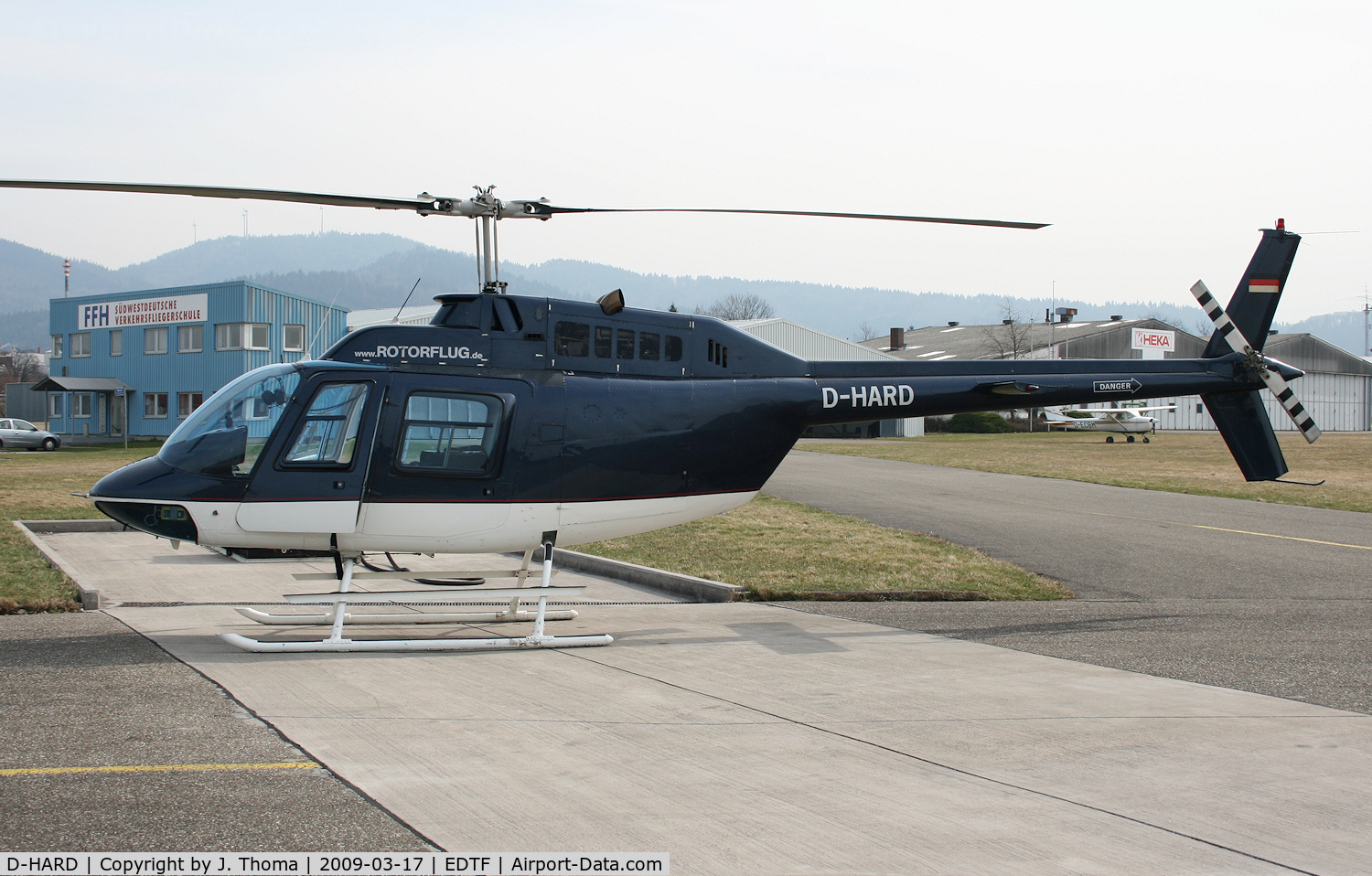 D-HARD, Bell 206B JetRanger II C/N 486, Bell 206B2 Jet Ranger