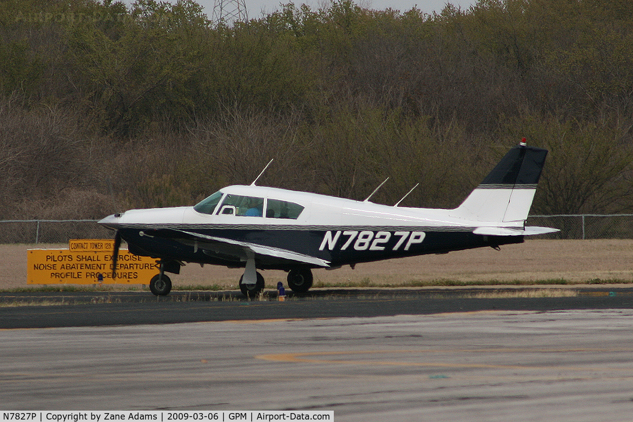 N7827P, 1962 Piper PA-24-250 Comanche C/N 24-3047, At Grand Prairie Municipal