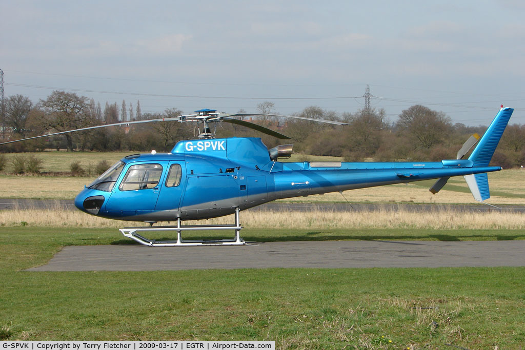 G-SPVK, 2007 Eurocopter AS-350B-3 Ecureuil Ecureuil C/N 4301, AS350B3 at Elstree