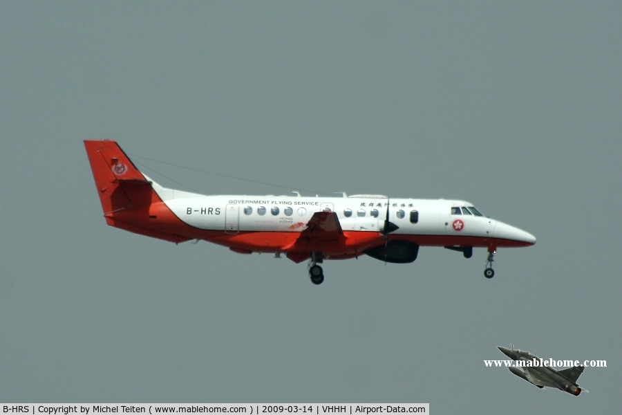 B-HRS, 1997 British Aerospace Jetstream 41MPA C/N 41102, Hong Kong Government Flying Service