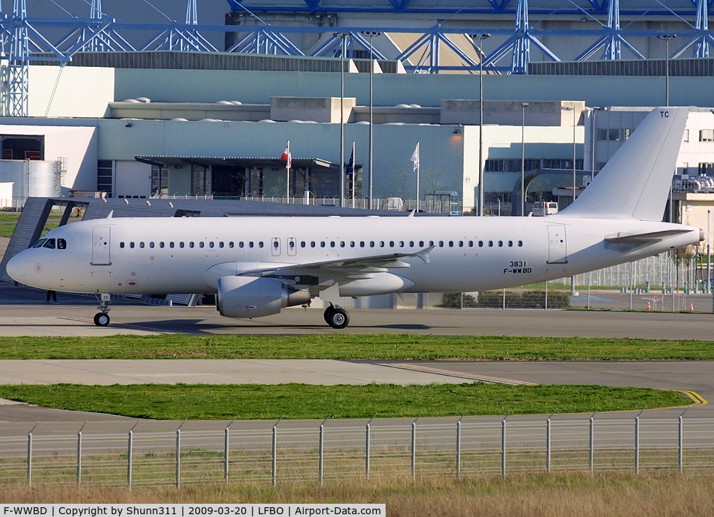 F-WWBD, 2009 Airbus A320-216 C/N 3831, C/n 3831 - For Air One as EI-DTC
