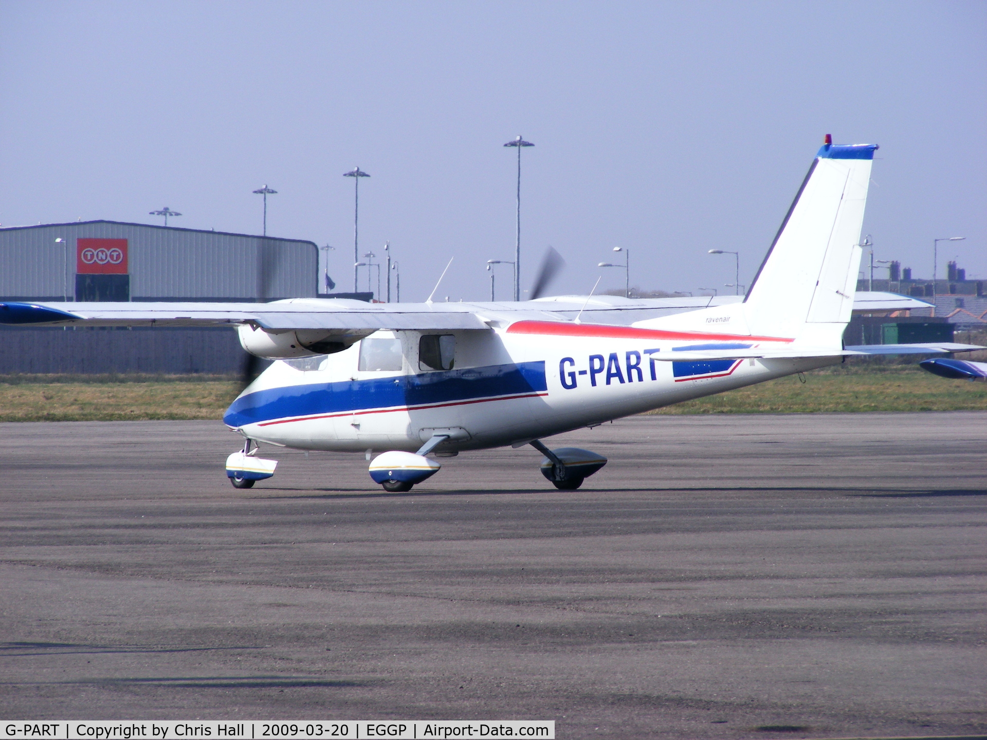 G-PART, 1977 Partenavia P-68B Victor C/N 62, Ravenair