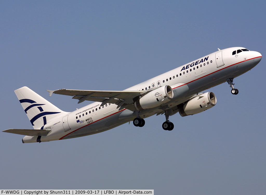 F-WWDG, 2009 Airbus A320-232 C/N 3850, C/n 3850 - To be SX-DVY