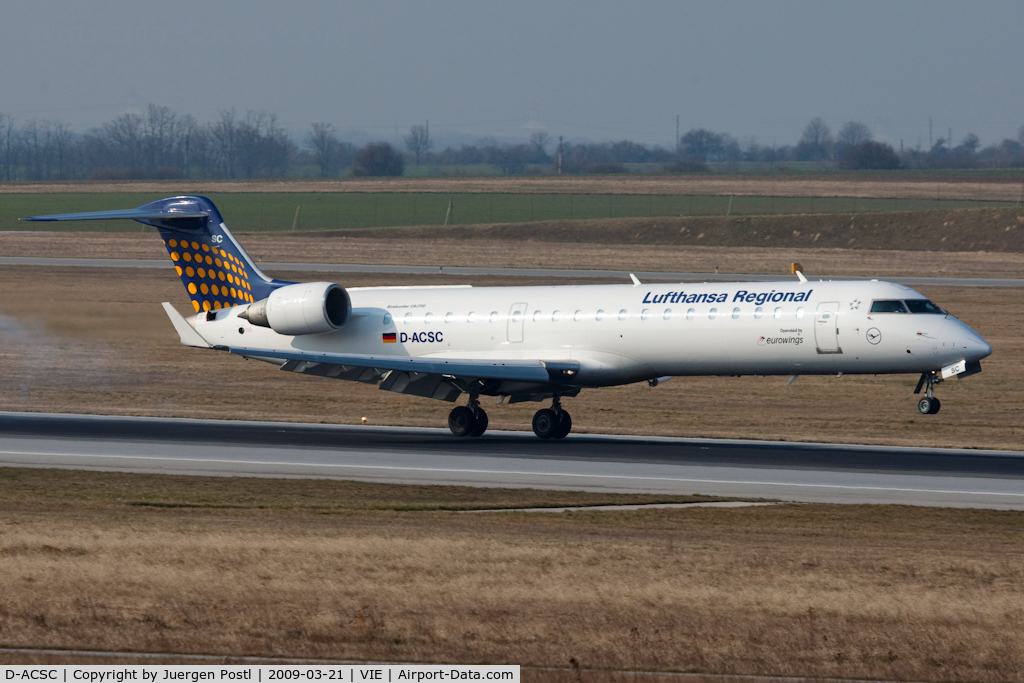D-ACSC, Canadair CRJ-700 (CL-600-2C10) Regional Jet C/N 10039, CRJ700