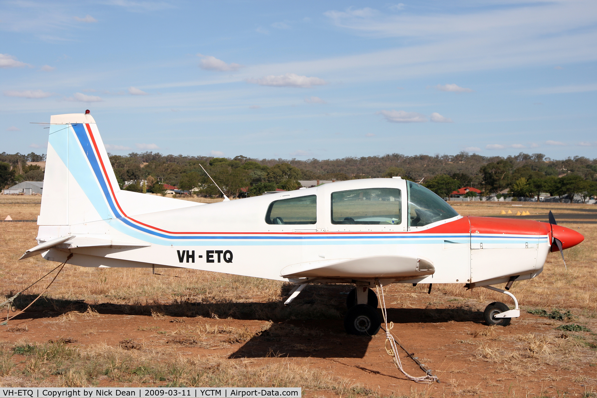 VH-ETQ, 1972 American Aviation AA-5 Traveler C/N AA5-0195, YCTM