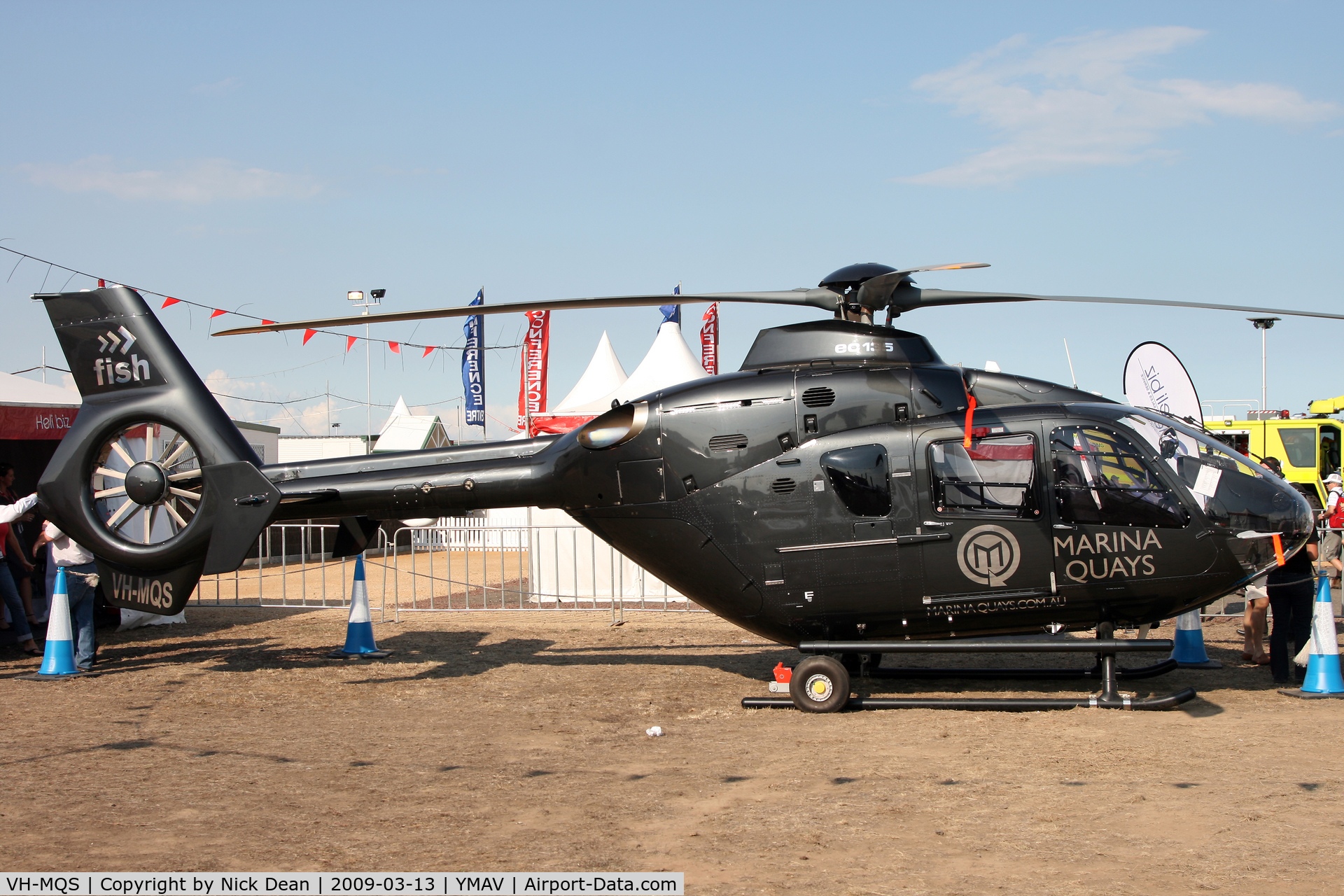VH-MQS, 2008 Eurocopter EC-135P-2+ C/N 0643, YMAV