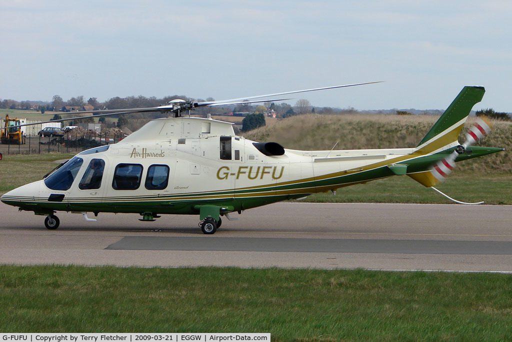 G-FUFU, 2007 Agusta A-109S Grand C/N 22058, Harrods Aviation Agusta A109S at Luton