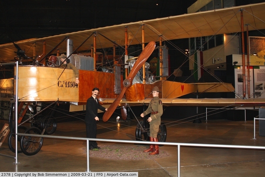 2378, 1916 Caproni Ca-36 C/N Ca.3-11504, 1916 Caproni Ca. 36 on display at the USAF Museum in Dayton, Ohio.