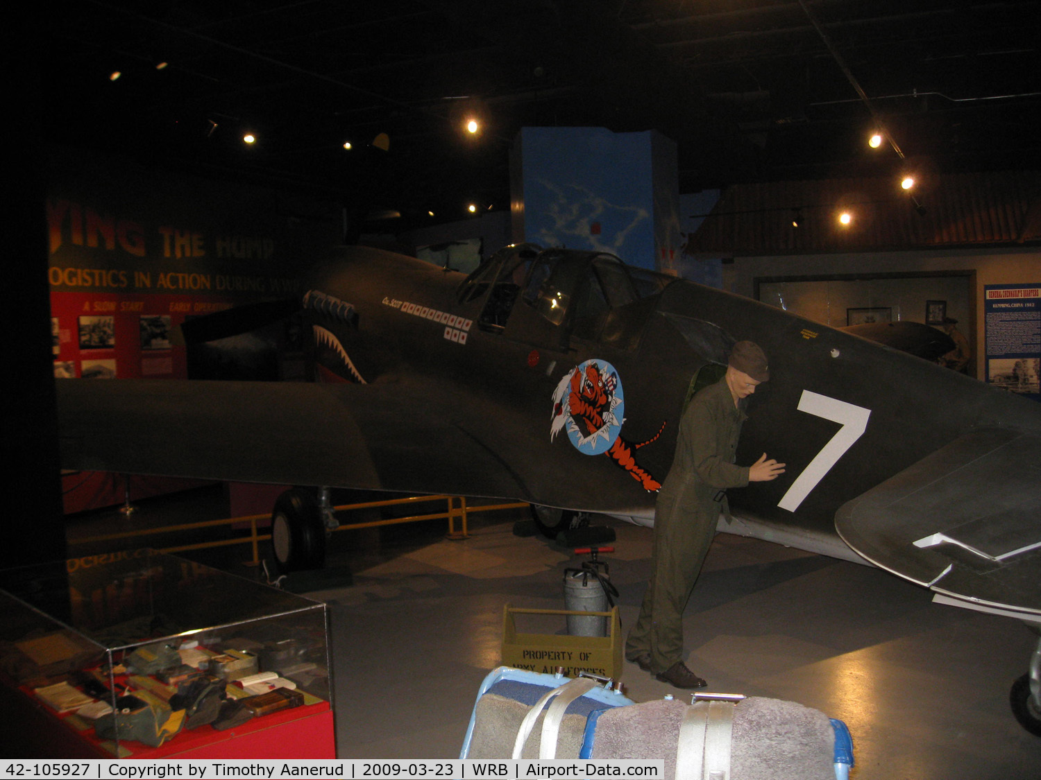42-105927, 1942 Curtiss P-40N Warhawk C/N 29689, Museum of Aviation, Robins AFB