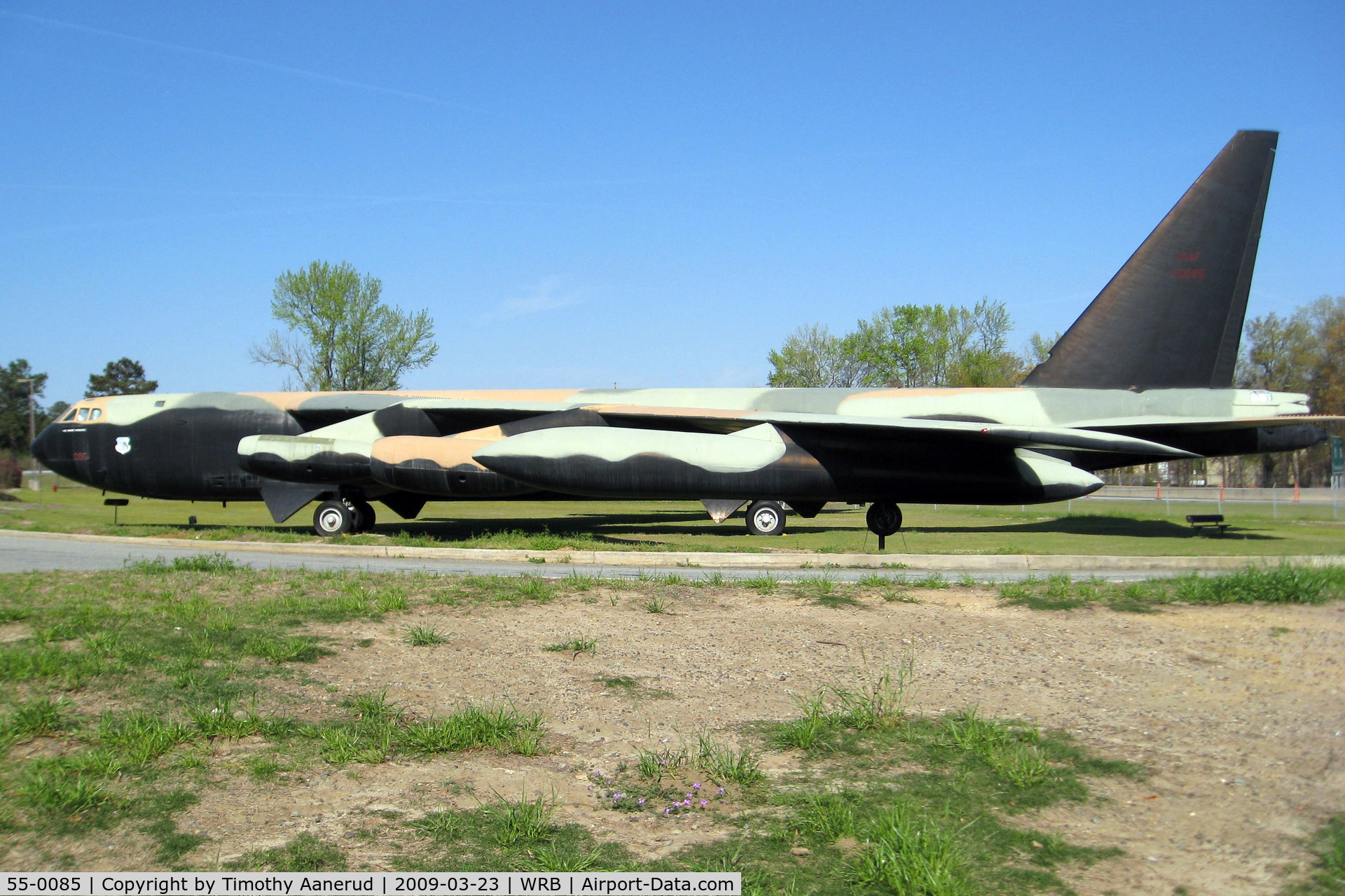 55-0085, 1955 Boeing B-52D Stratofortress C/N 17201, Museum of Aviation, Robins AFB