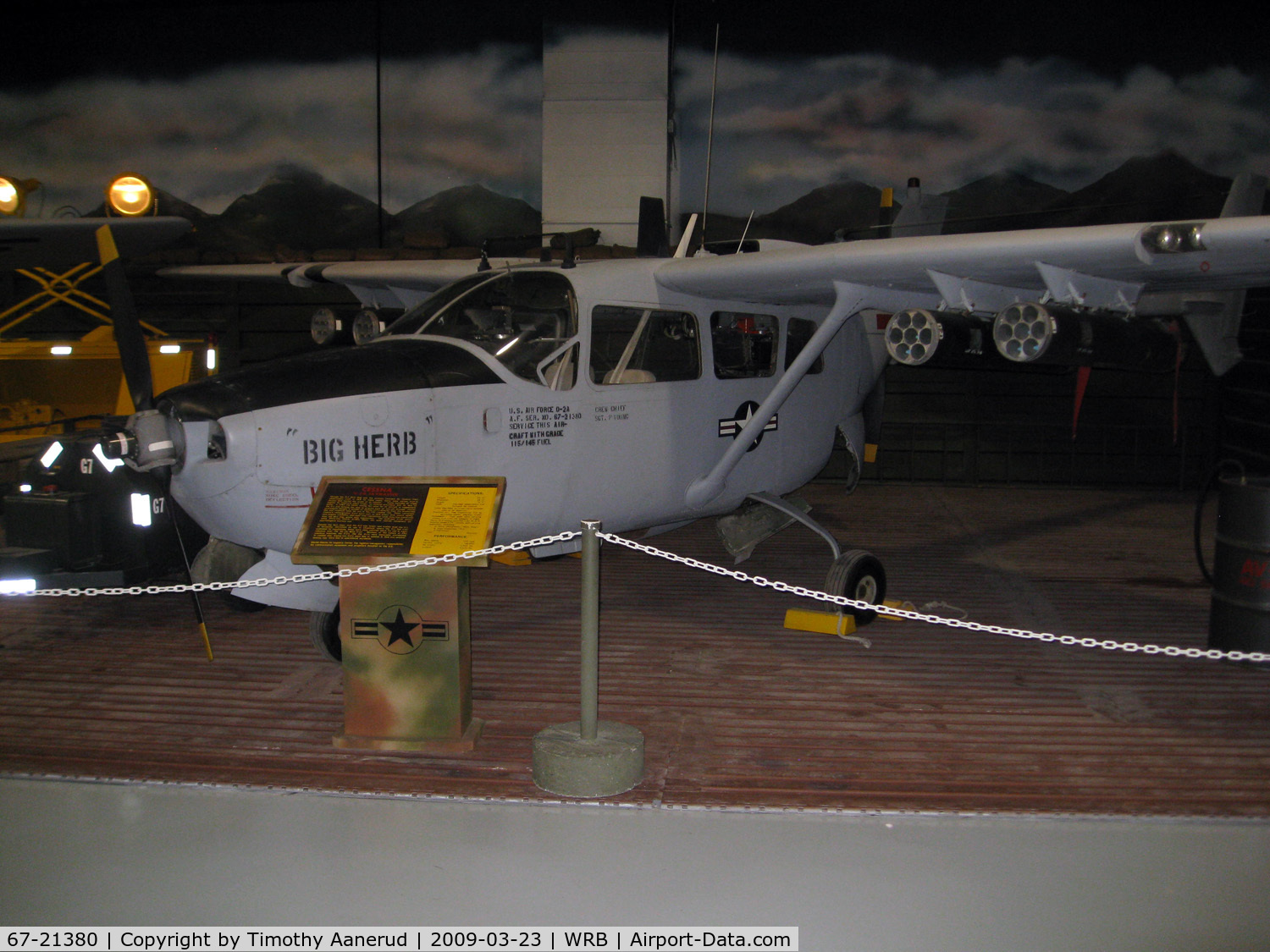 67-21380, 1967 Cessna O-2A Super Skymaster Super Skymaster C/N 337M-0086, Museum of Aviation, Robins AFB