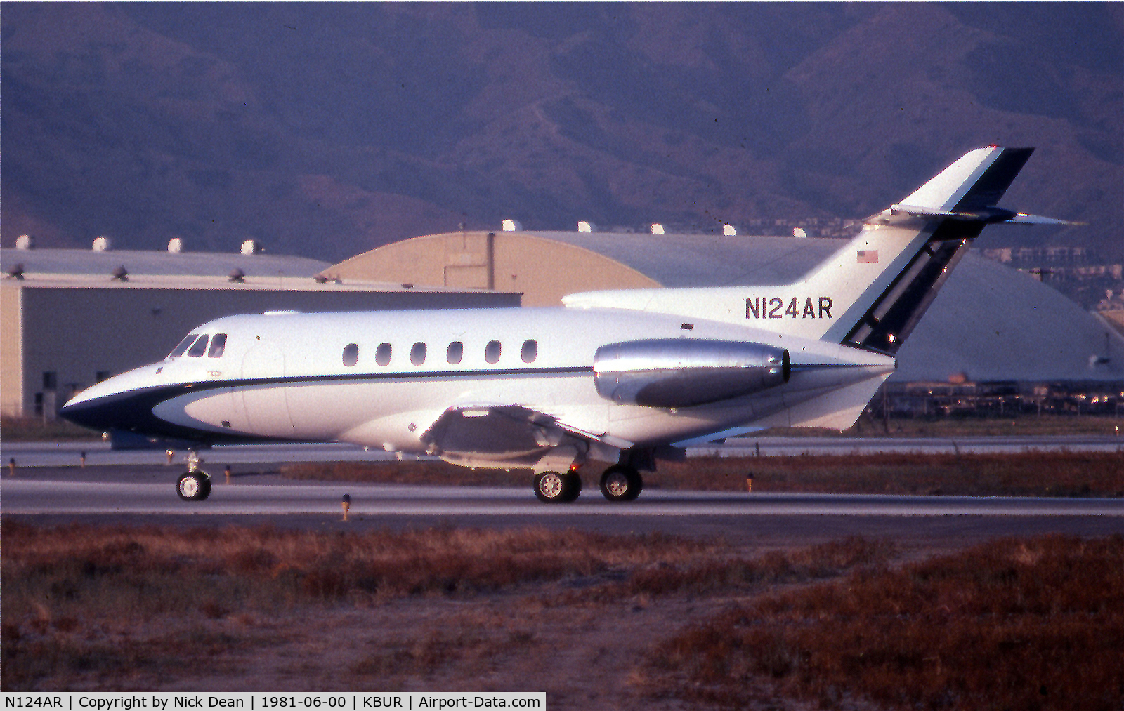 N124AR, 1980 British Aerospace HS.125-700A C/N 257075, KBUR