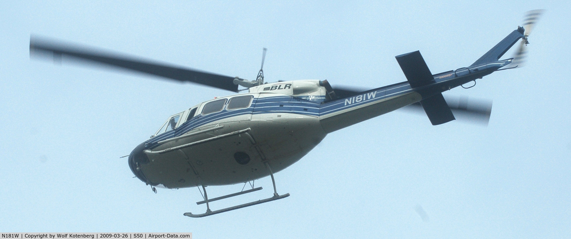 N181W, 1992 Bell 212 C/N 35058, loud
