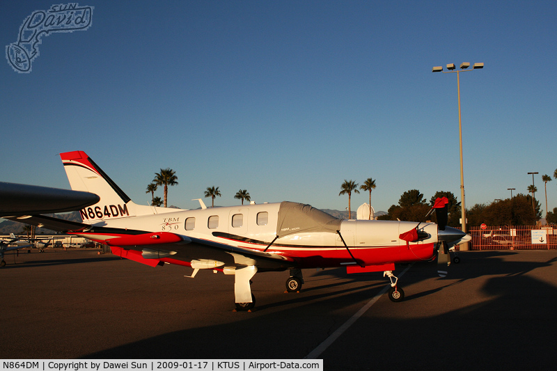 N864DM, 2006 Socata TBM-700 C/N 386, Shot @ Tucson