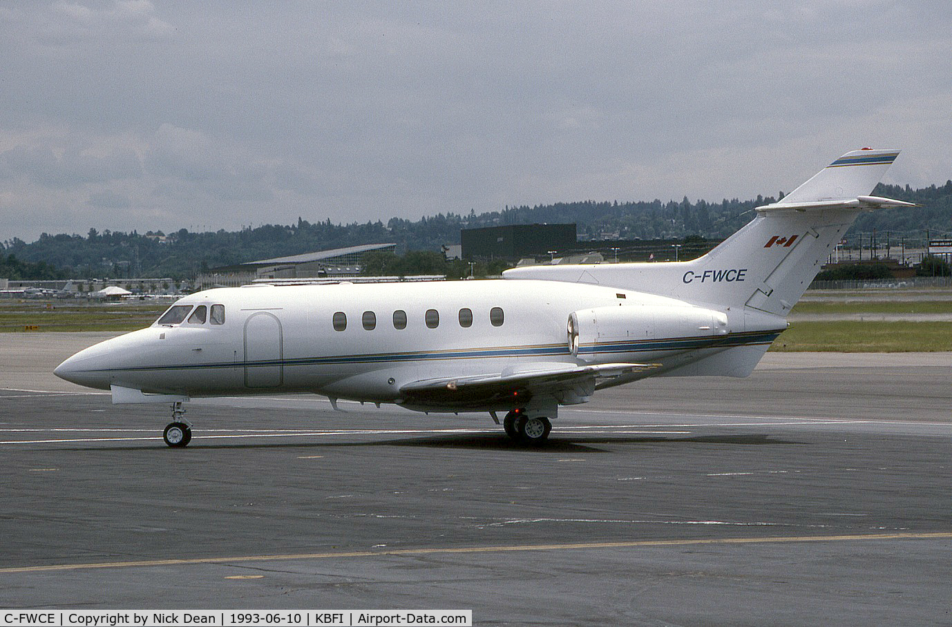 C-FWCE, 1983 Hawker Siddeley HS.125 Series 700A C/N 257206, KBFI