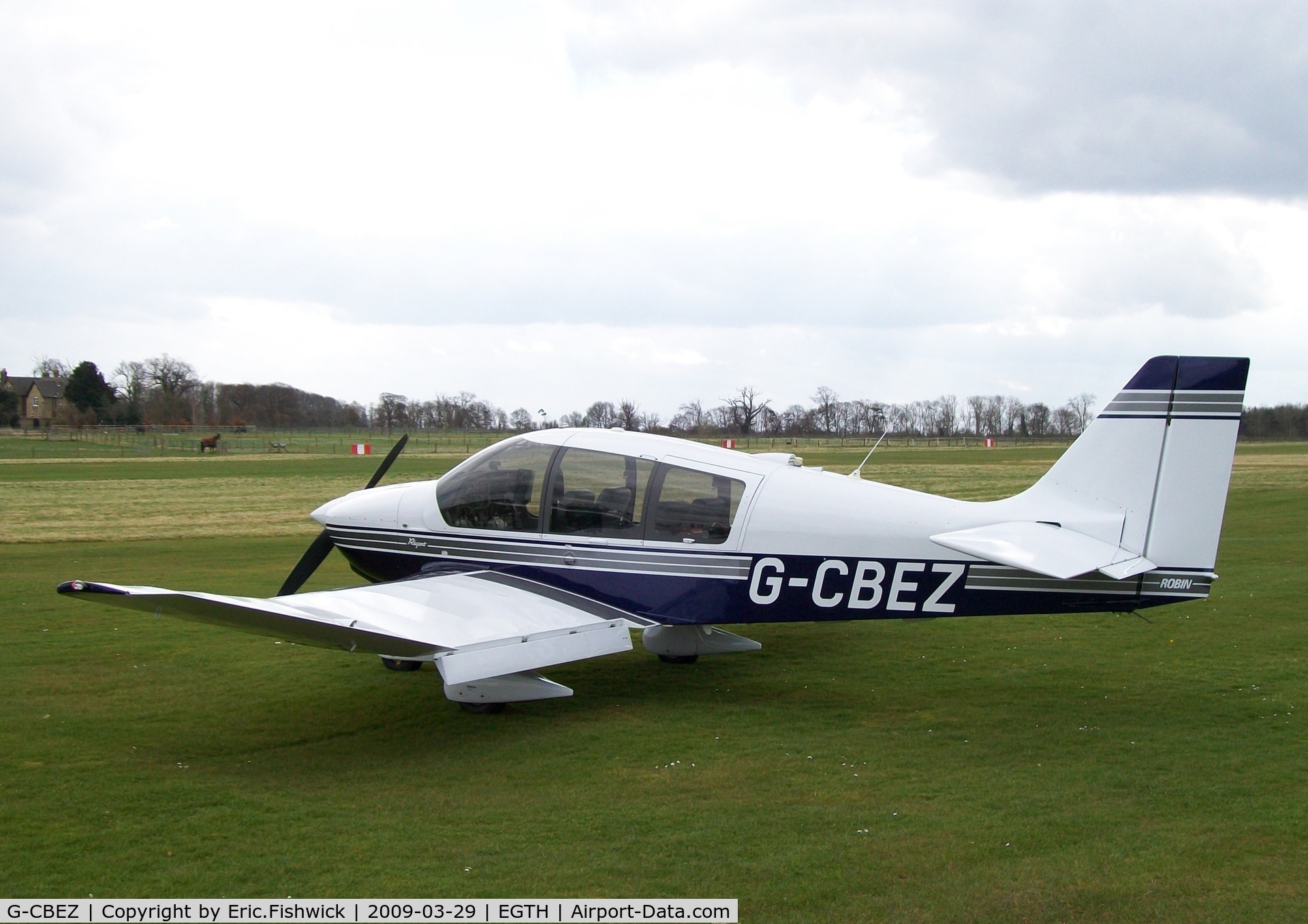G-CBEZ, 2002 Robin DR-400-180 Regent Regent C/N 2511, 1. G-CBEZ visiting Shuttleworth (Old Warden) Aerodrome.
