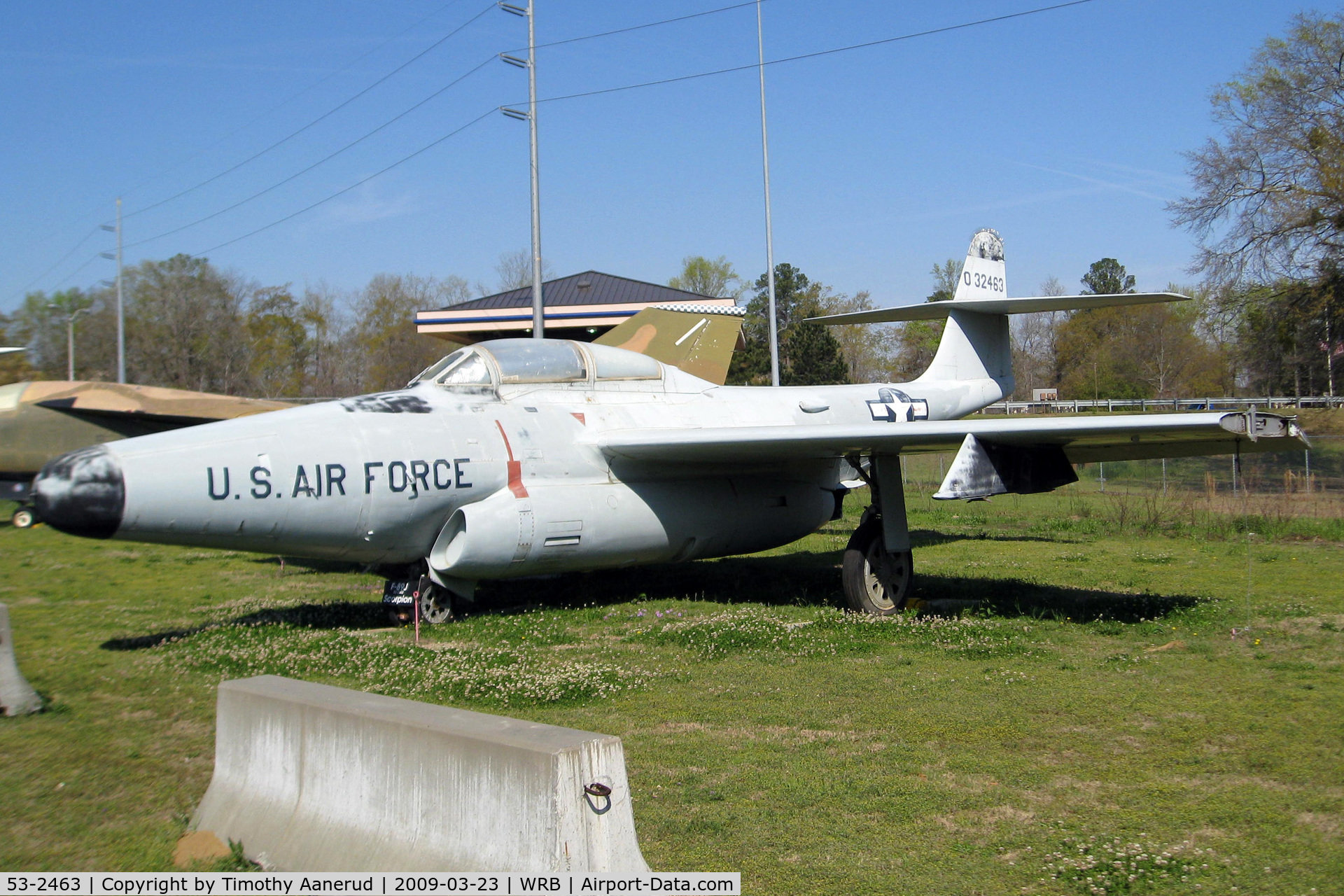 53-2463, 1953 Northrop F-89D Scorpion C/N Not found 53-2463, Museum of Aviation, Robins AFB