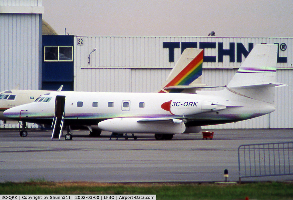 3C-QRK, 1977 Lockheed L-1329-25 JetStar II C/N 5202, Parked at the General Aviation area for maintenance...