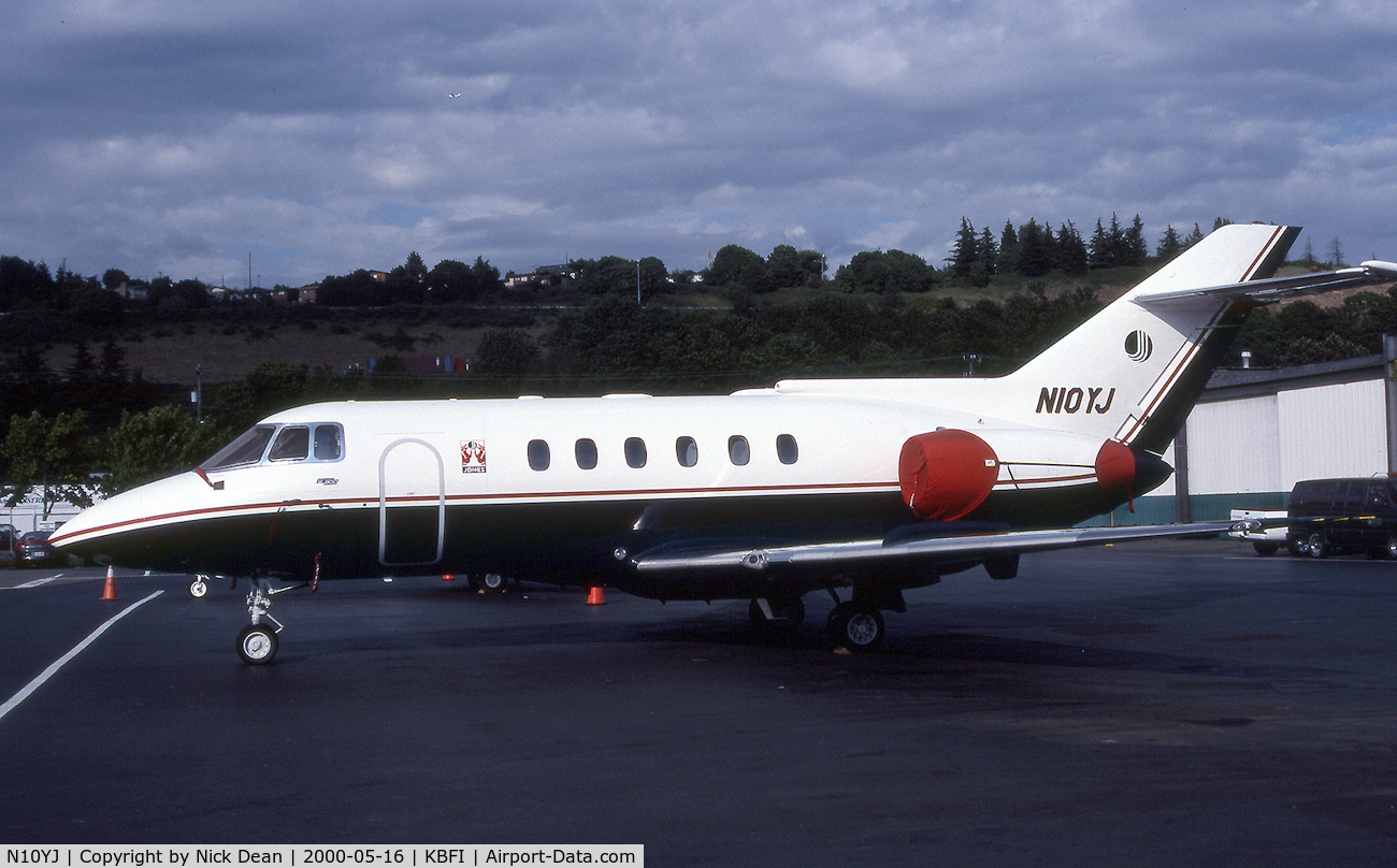 N10YJ, 1987 British Aerospace BAe.125 Series 800A C/N 258099, KBFI