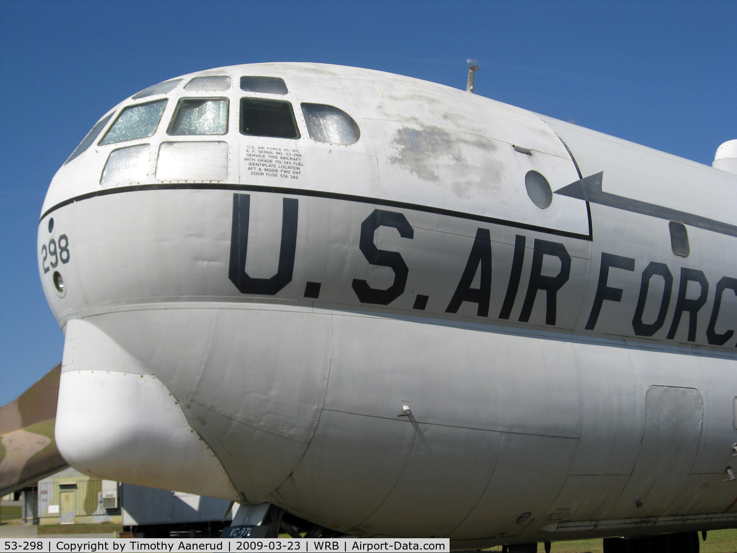 53-298, 1952 Boeing KC-97G Stratofreighter C/N 17080, Museum of Aviation, Robins AFB