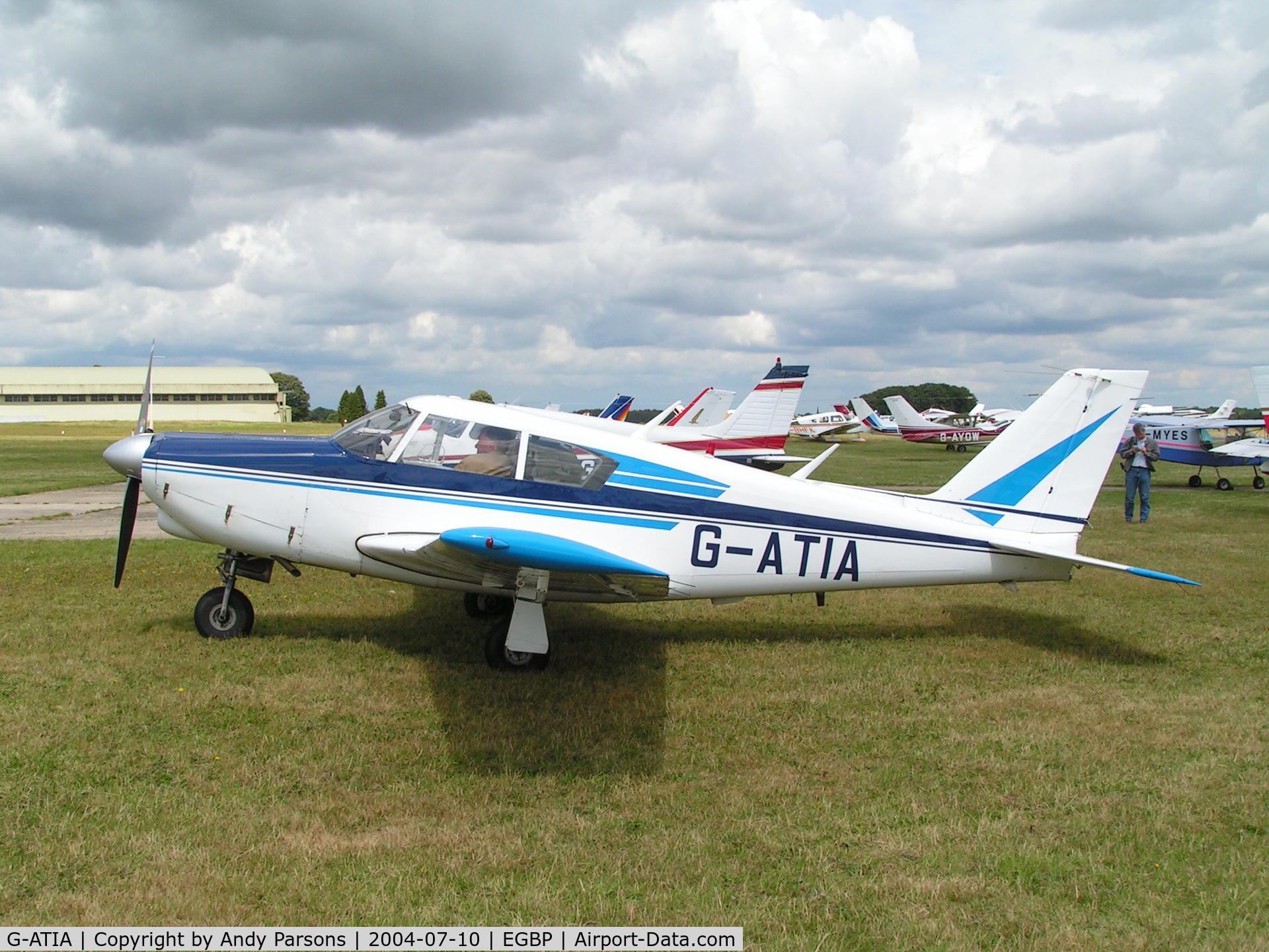 G-ATIA, 1964 Piper PA-24-260 Comanche C/N 24-4049, AT kemble PFA Rallye 2004