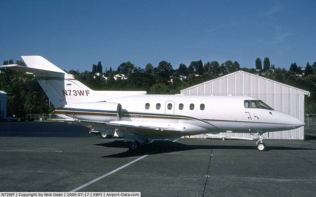N73WF, 1988 British Aerospace BAe.125-800A C/N 258141, KBFI