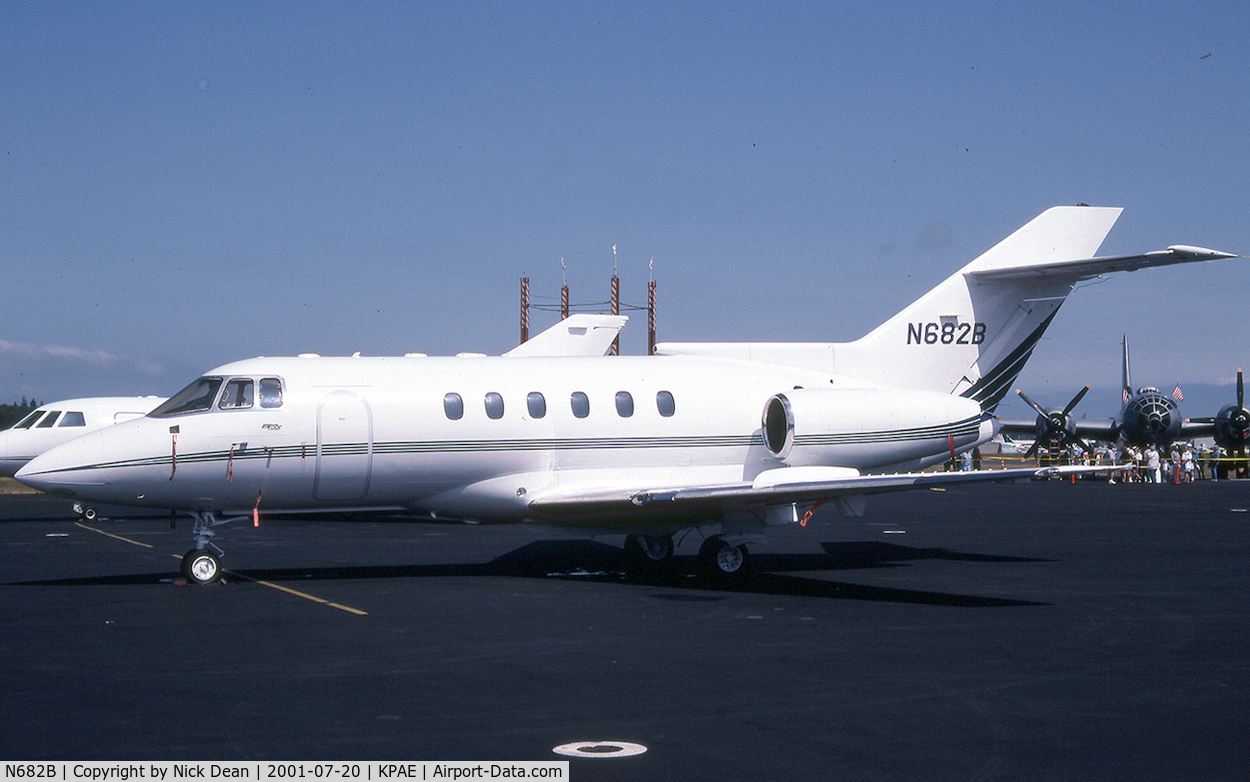 N682B, British Aerospace BAe.125 Series 800A C/N 258144, KPAE C/N 258144