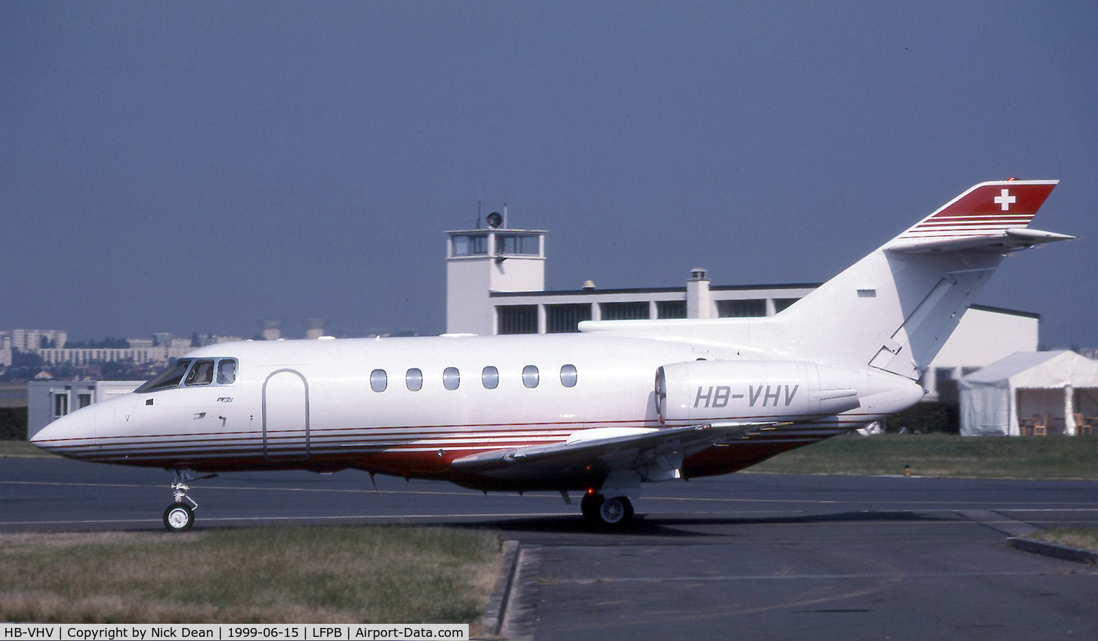 HB-VHV, 1989 British Aerospace BAe.125-800A C/N 258153, LFPB Paris Le Bourget