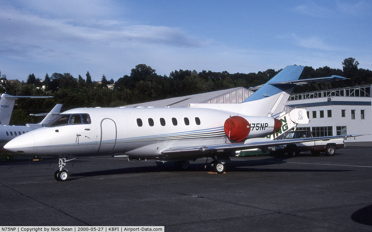 N75NP, 1989 British Aerospace BAe.125-800A C/N 258170, KBFI