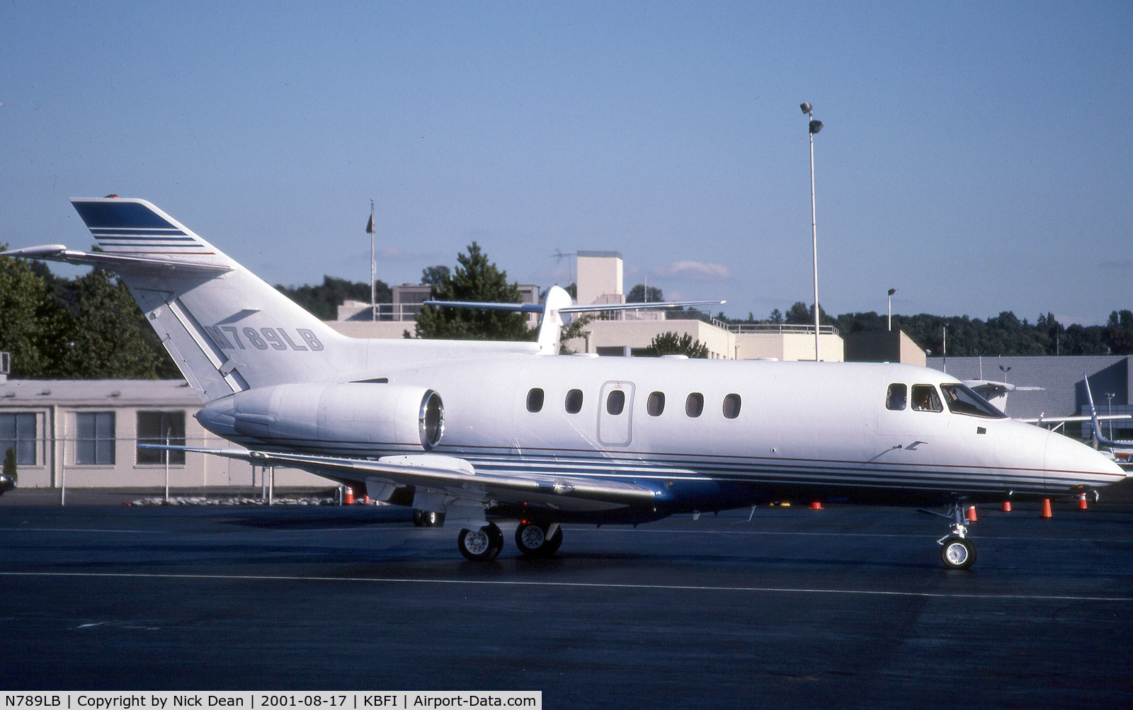 N789LB, 1993 British Aerospace 125 Series 800A C/N 258248, KBFI