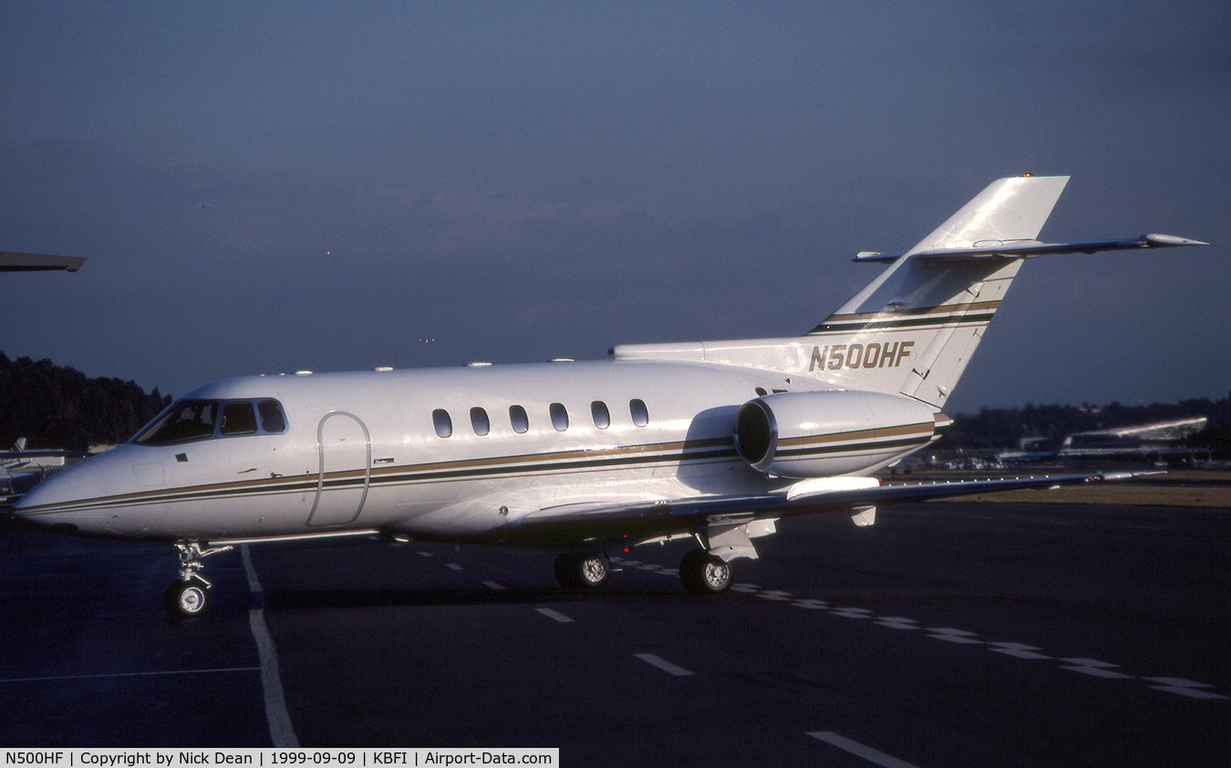 N500HF, 1993 British Aerospace BAe.125-800A C/N 258249, KBFI