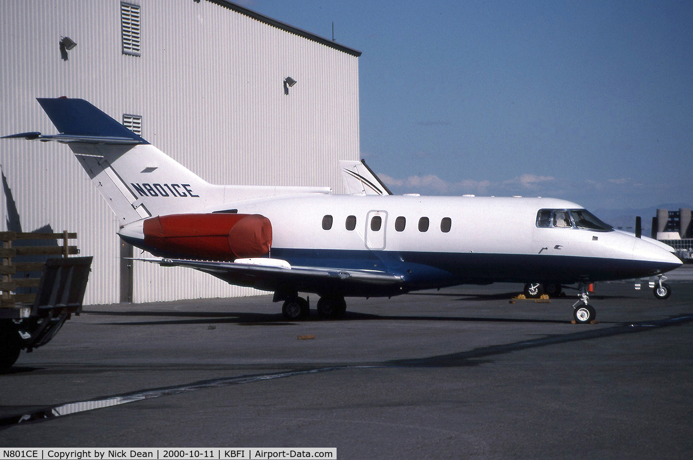 N801CE, 1994 British Aerospace BAe.125-800A C/N 258253, KBFI