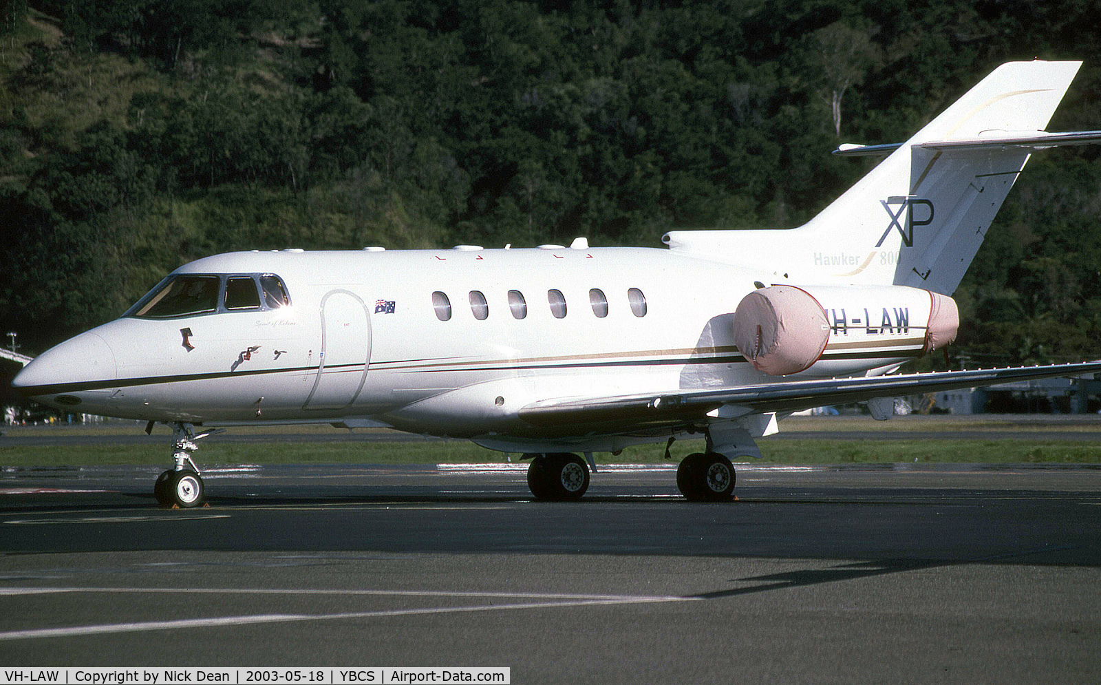 VH-LAW, 1996 British Aerospace BAe.125 800B/XP C/N 258295, YBCS