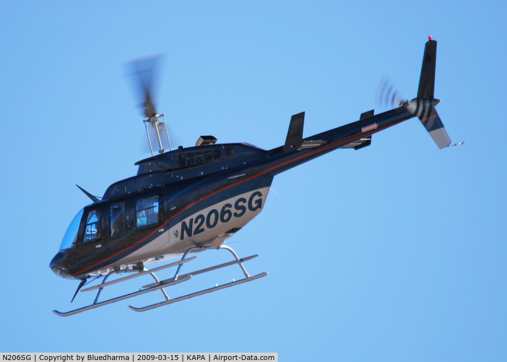 N206SG, 2000 Bell 206L-4 LongRanger IV LongRanger C/N 52240, Takeoff from APA