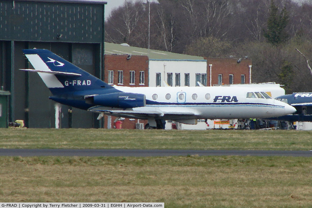 G-FRAD, 1975 Dassault Falcon (Mystere) 20DC C/N 304, FRA Falcon 20 at Bournemouth