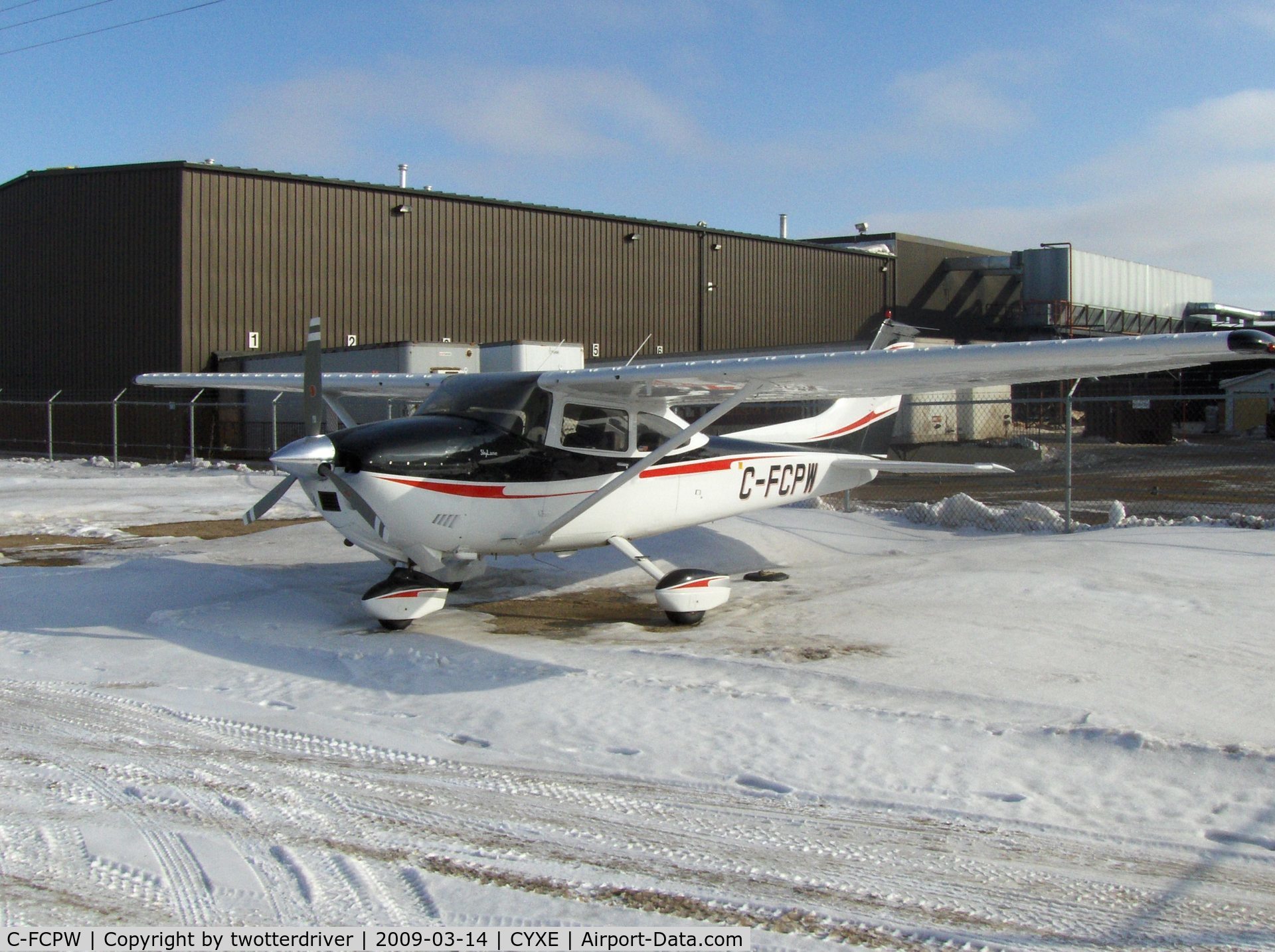 C-FCPW, 1977 Cessna 182Q Skylane C/N 18265920, Waiting for the snow to melt?