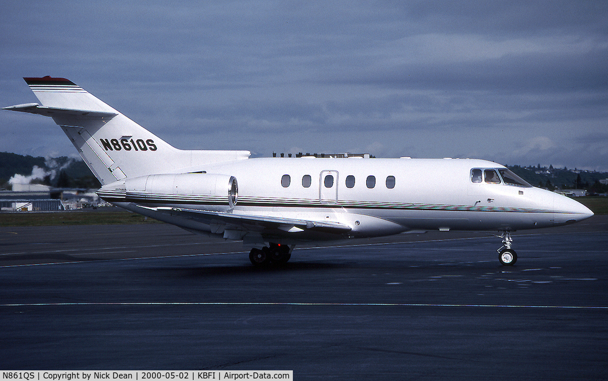 N861QS, 1998 Raytheon Hawker 800XP C/N 258361, KBFI