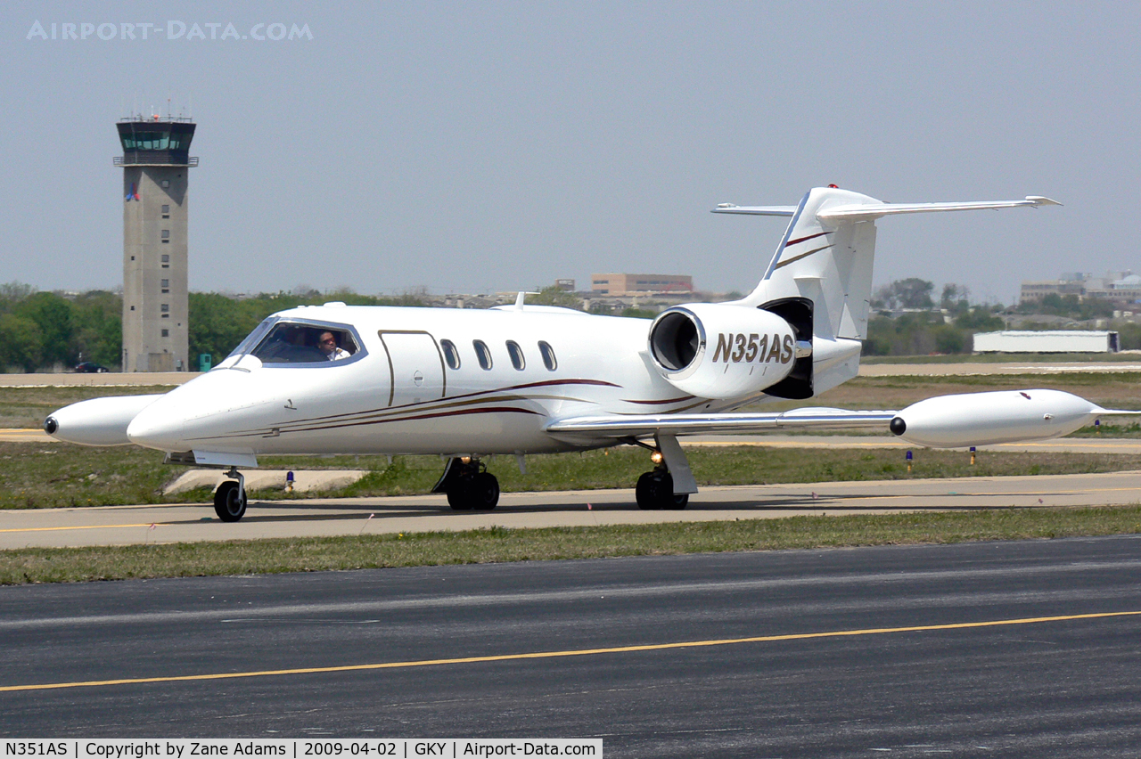 N351AS, 1977 Gates Learjet 35A C/N 146, At Arlington Municipal