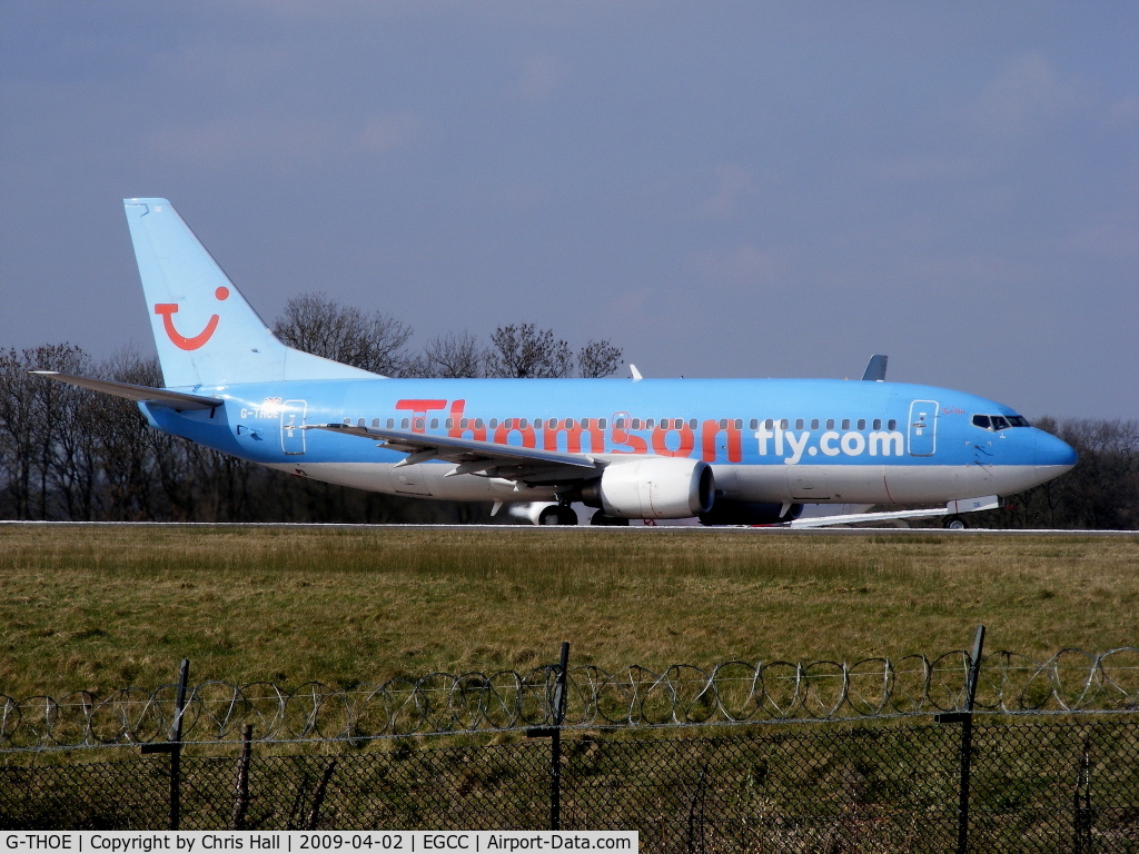 G-THOE, 1995 Boeing 737-3Q8 C/N 26313, Thomson