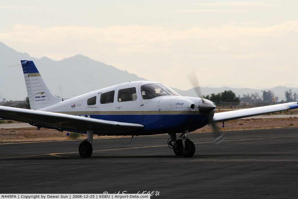 N445PA, 2001 Piper PA-28-181 C/N 2843500, PA-28